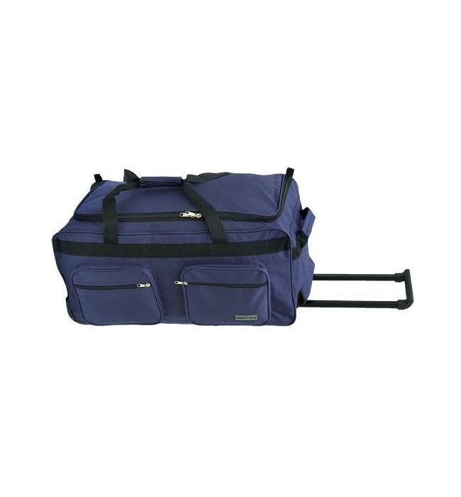 Τσάντα τρόλεϊ - σακ βουαγιάζ με ρόδες Colorlife 99818 65x30x30cm Μπλε