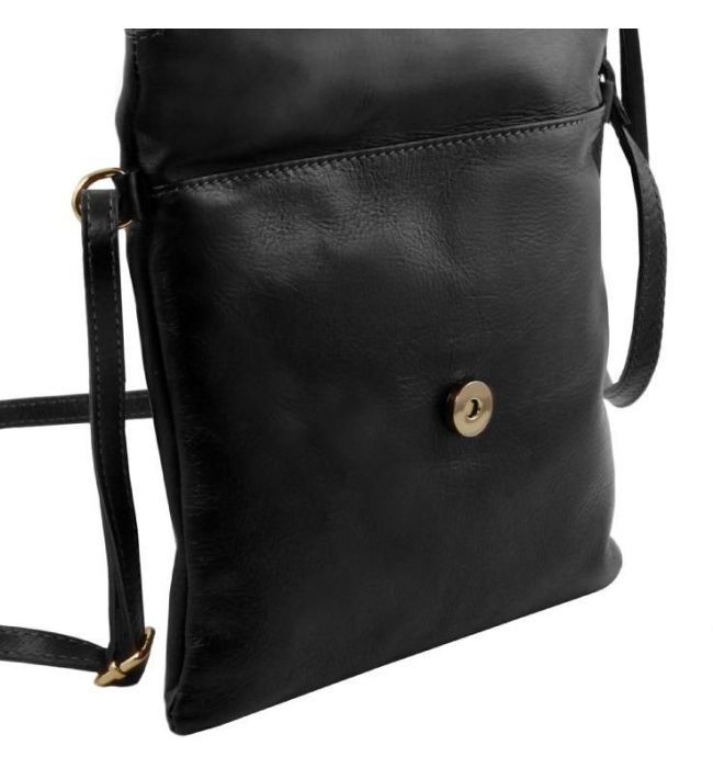 Γυναικείο Τσαντάκι Δερμάτινο TL Young Bag Tuscany Leather TL141153 Μαύρο