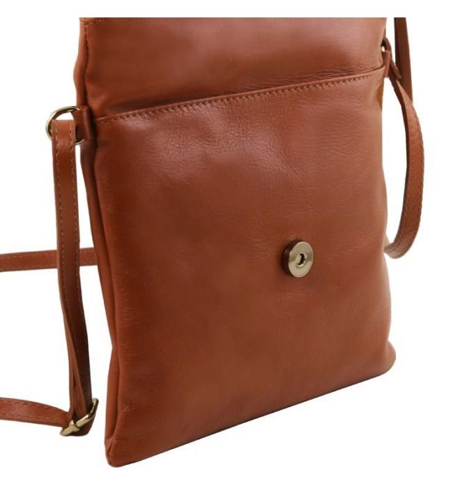 Γυναικείο Τσαντάκι Δερμάτινο TL Young Bag Tuscany Leather TL141153 Κονιάκ