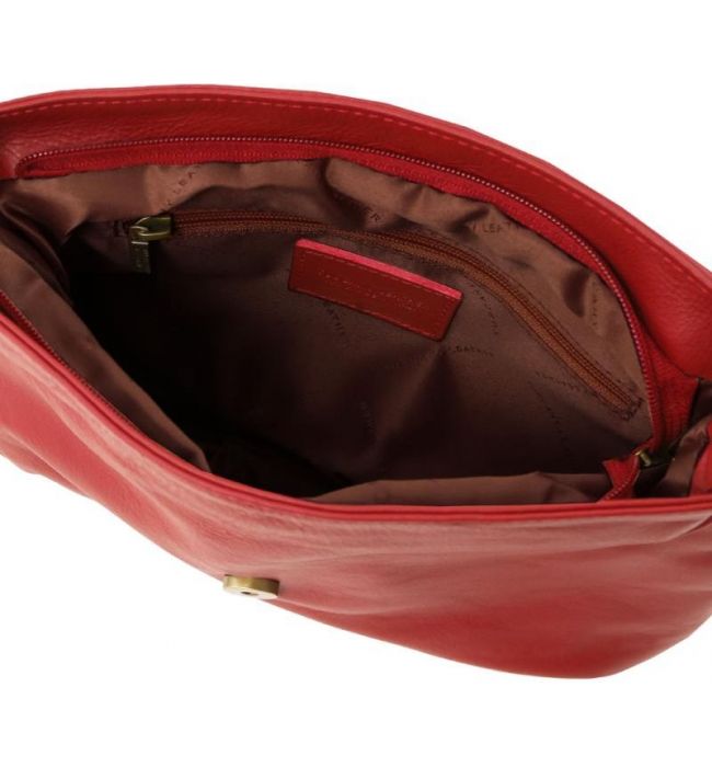 Γυναικεία Τσάντα Δερμάτινη Tuscany Leather TL141223 Κόκκινο