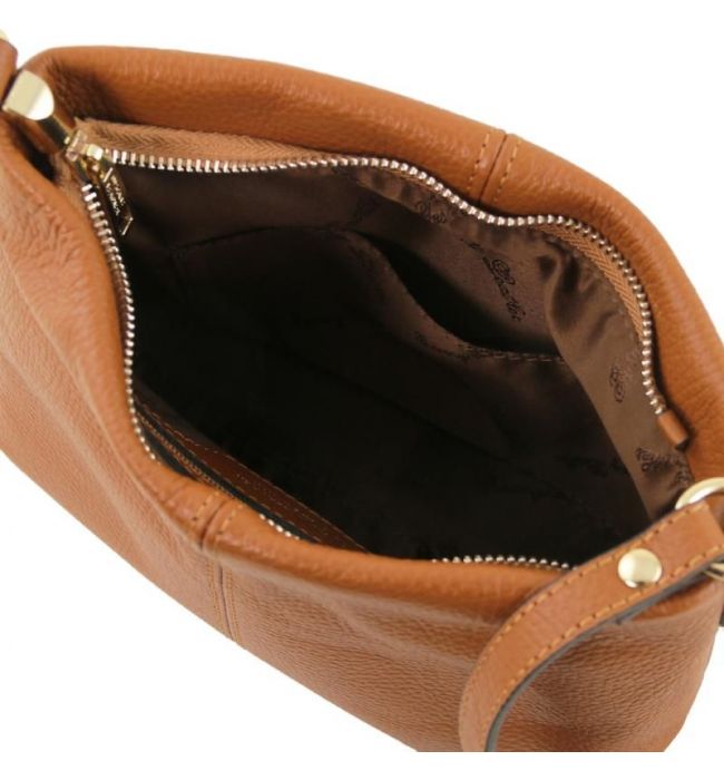 Γυναικείο Τσαντάκι Δερμάτινο TL Bag Tuscany Leather TL141720 Κονιάκ