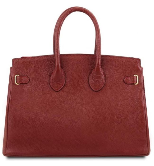 Γυναικεία Τσάντα Δερμάτινη Tuscany Leather TL141529 Κόκκινο