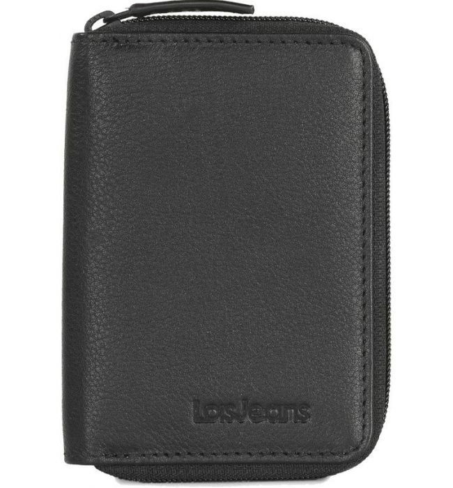 Πορτοφόλι με Μπρελόκ Ανδρικό LOIS με RFID Δερμάτινο 205201-01 Μαύρο