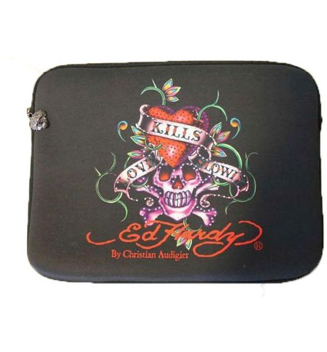 Θήκη Laptop 13.3 ED HARDY ORIGINAL  Skull Black